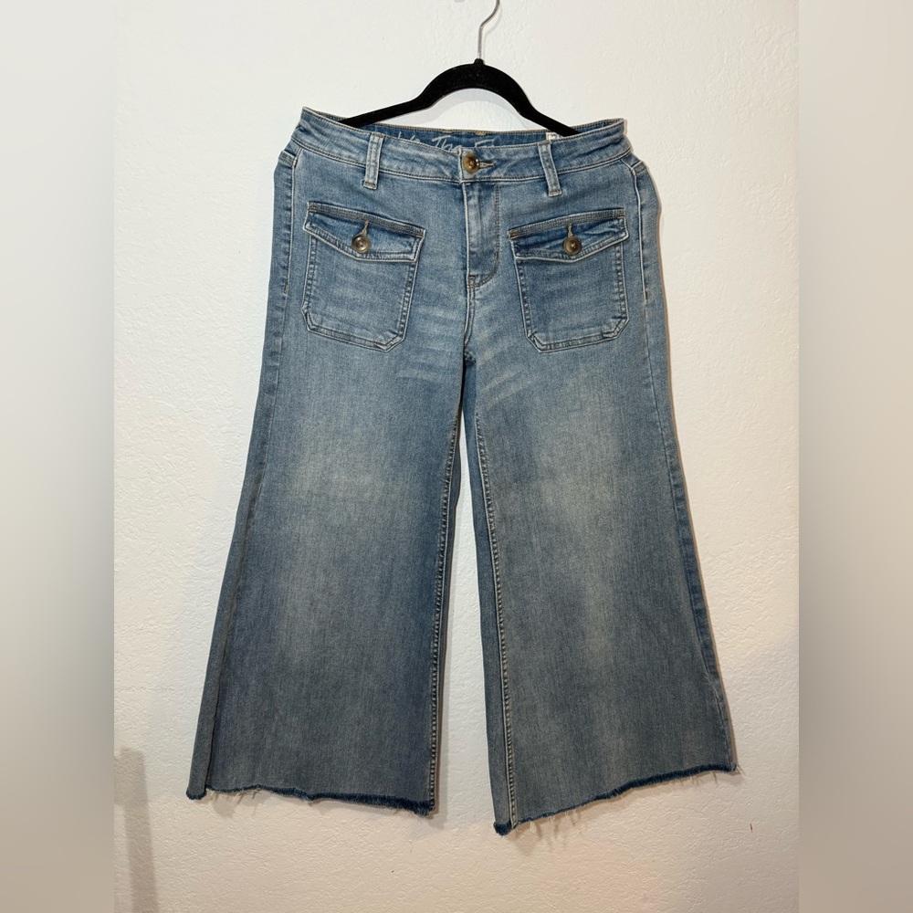 We The Free Denim Wide Leg Jeans